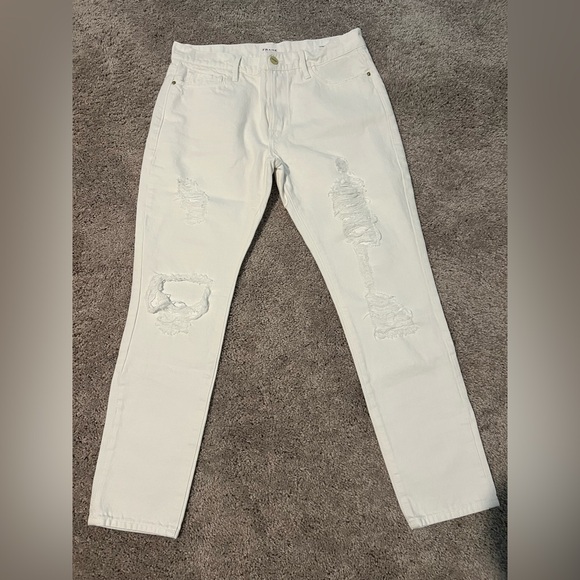 Frame Denim Denim - Frame Denim women’s Distressed Light Jeans
